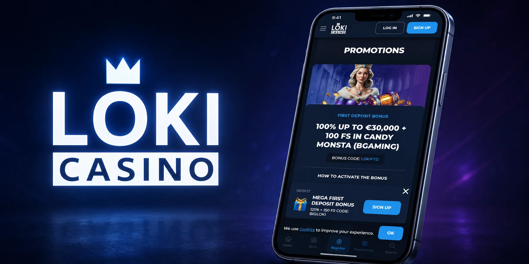 Loki Casino App Screenshot